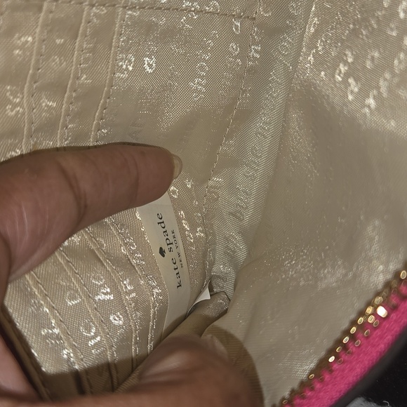Kate Spade Vibrant Pink and White Clutch - Picture 5 of 7